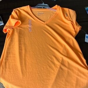 Reebok Women's Bright Orange Short Sleeve Tee
